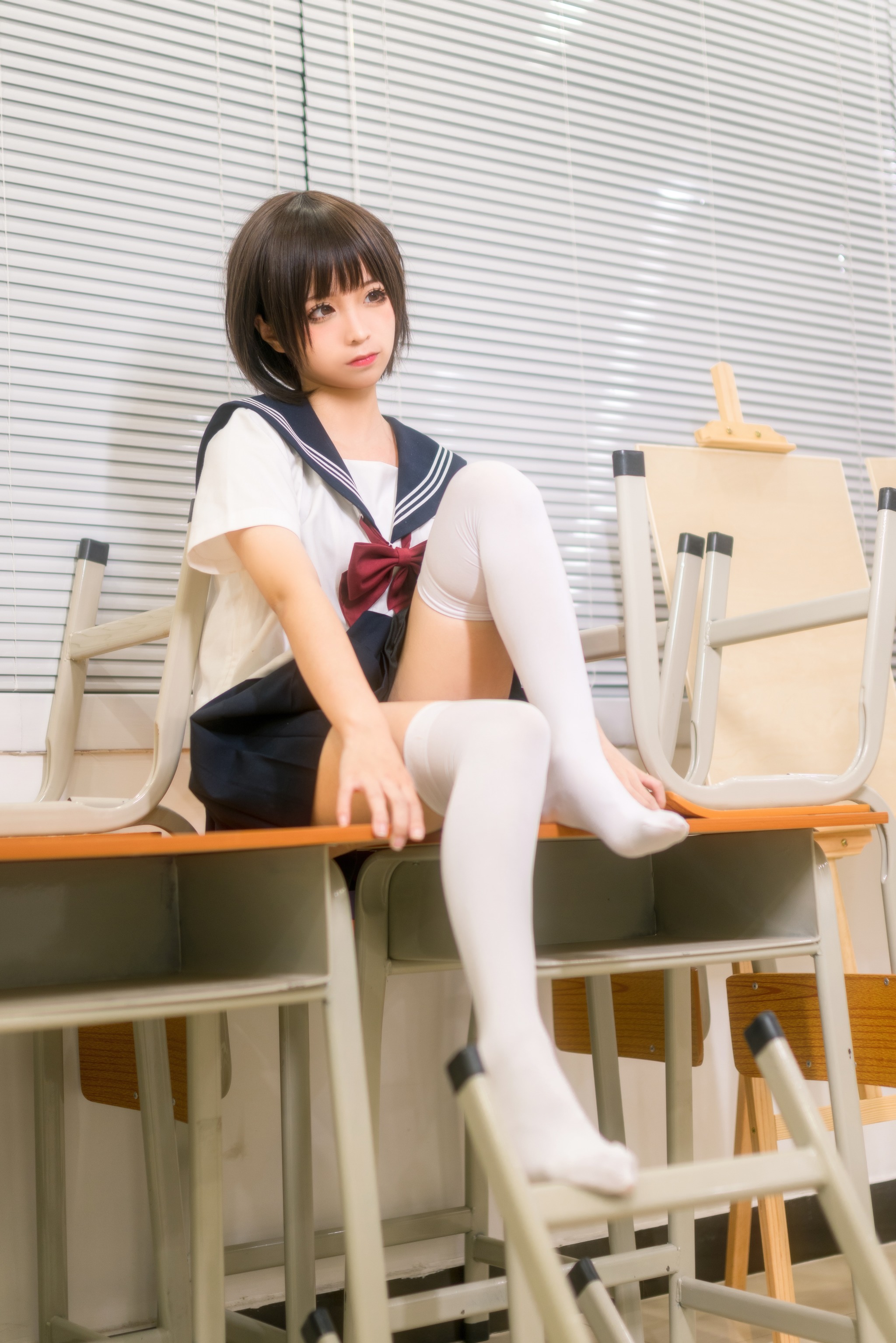 图片[1]-蠢沫沫 – NO.038 教室[61P]-XikXak